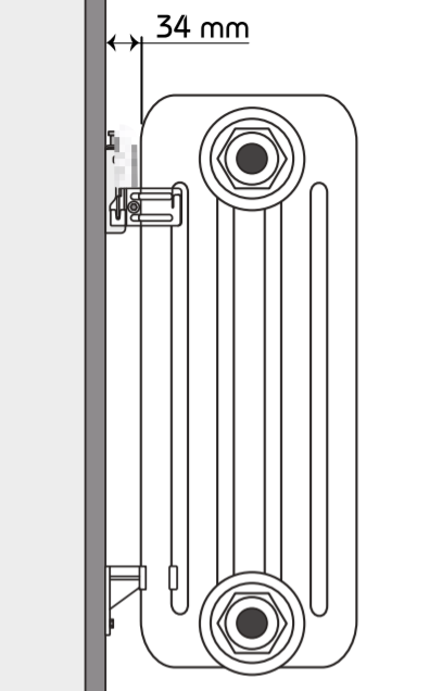 kolon radyator duvar montaj mesafesi