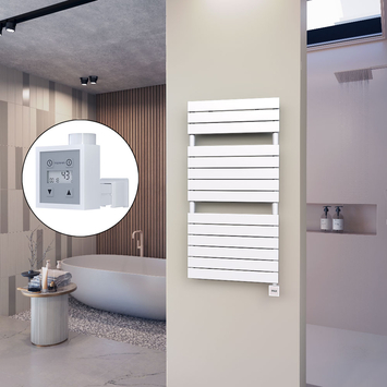  - 10H Electric Towel Warmer 600x1180 White Ktx3 600 W