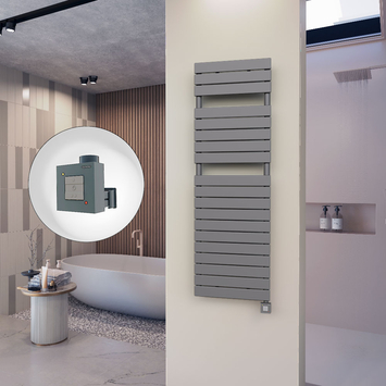  - 10H Electric Towel Warmer 500x1550 Anthracite Ktx1 600 W