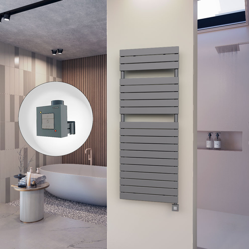 10H Elektrikli Havlupan 600x1550 Antrasit Ktx1 1000 Watt