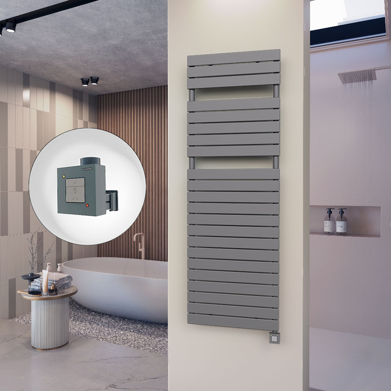 10H Electric Towel Warmer 600x1772 Anthracite Ktx1 1000 W
