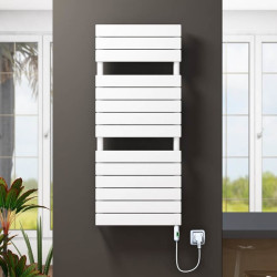 Radiva - 10H Sèche Serviettes Electrique 600x1180 Blanc (On/Off) 600 W
