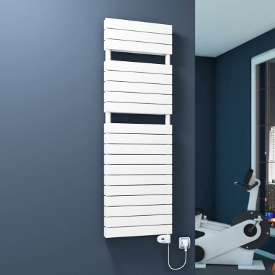 20H Electric Towel Warmer 500x1550 White (Thesis Thermostat) 900 W