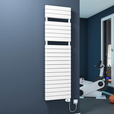 20H Electric Towel Warmer 500x1772 White (Thesis Thermostat) 900 W