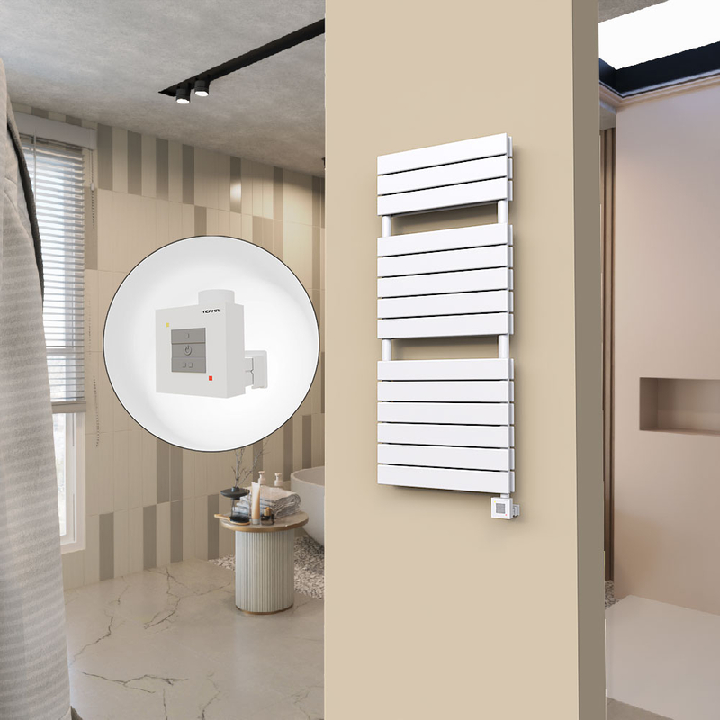 20H Electric Towel Warmer 500x1180 White Ktx1 600 W