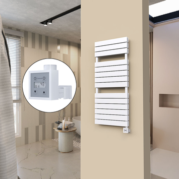 Radiva - 20H Elektrikli Havlupan 500x1180 Beyaz (KTX3 Termostat) 1000W