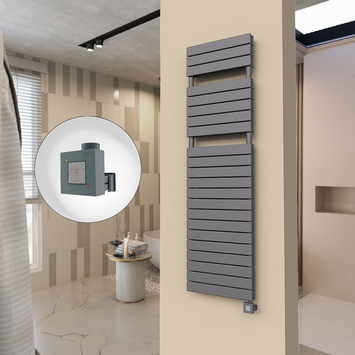  - 20H Electric Towel Warmer 500x1772 Anthracite Ktx1 1000 W