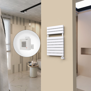 - 20H Sèche Serviettes Electrique 500x810 Blanc Ktx1 1000 Watt  - 20H Sèche Serviettes Electrique 500x810 Blanc Ktx1 1000 Watt