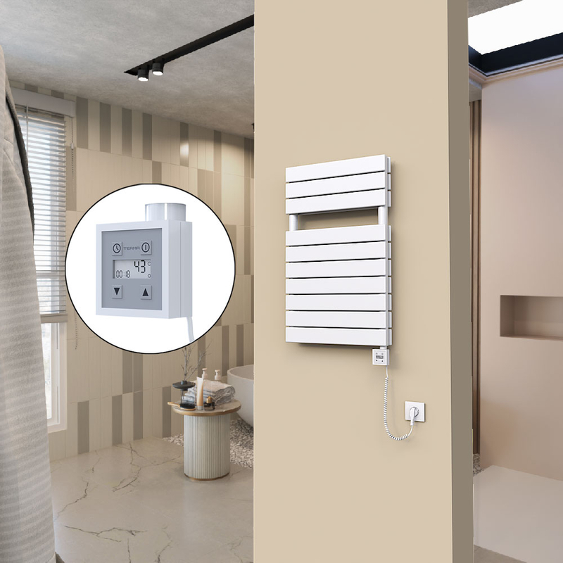 20H Elektrikli Havlupan 500x810 Beyaz (KTX3 Termostat) 1000W Spiral Kablolu