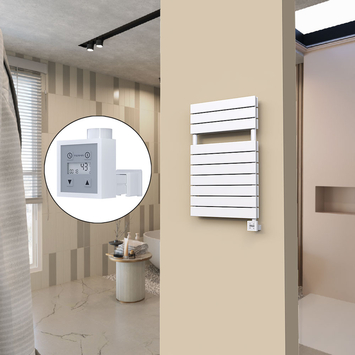 Radiva - 20H Elektrikli Havlupan 500x810 Beyaz (KTX3 Termostat) 1000W