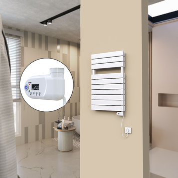 Radiva - 20H Elektrikli Havlupan 500x810 Beyaz (Thesis Termostat) 900 W