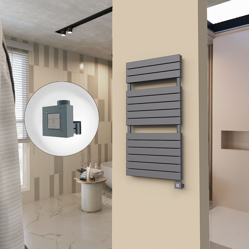 20H Electric Towel Warmer 600x1180 Anthracite Ktx1 1000 W