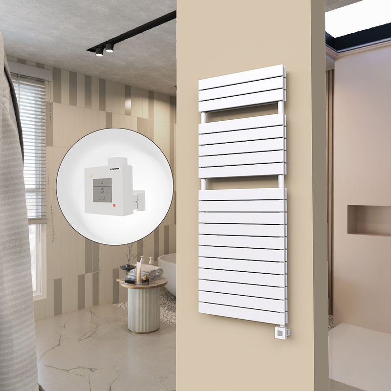 20H Electric Towel Warmer 600x1550 White Ktx1 1000 W