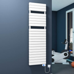 20H Elektrikli Havlupan 600x1772 Beyaz (Musa Termostat) 1500 W - Thumbnail