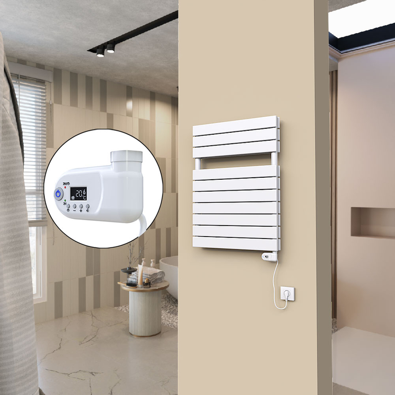 20H Elektrikli Havlupan 600x810 Beyaz (Thesis Termostat) 900 W