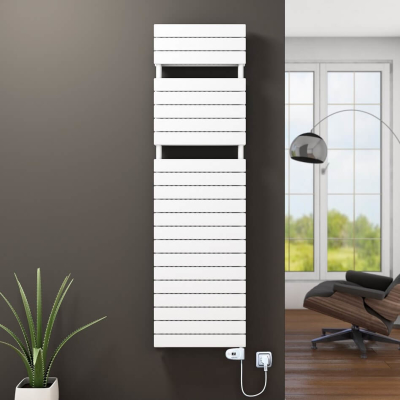 21H Electric Towel Warmer 600x1772 White (Thesis Thermostat) 1500 W