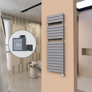 Radiva - 21H Elektrikli Havlupan 500x1550 Antrasit (KTX3 Termostat) 1000W
