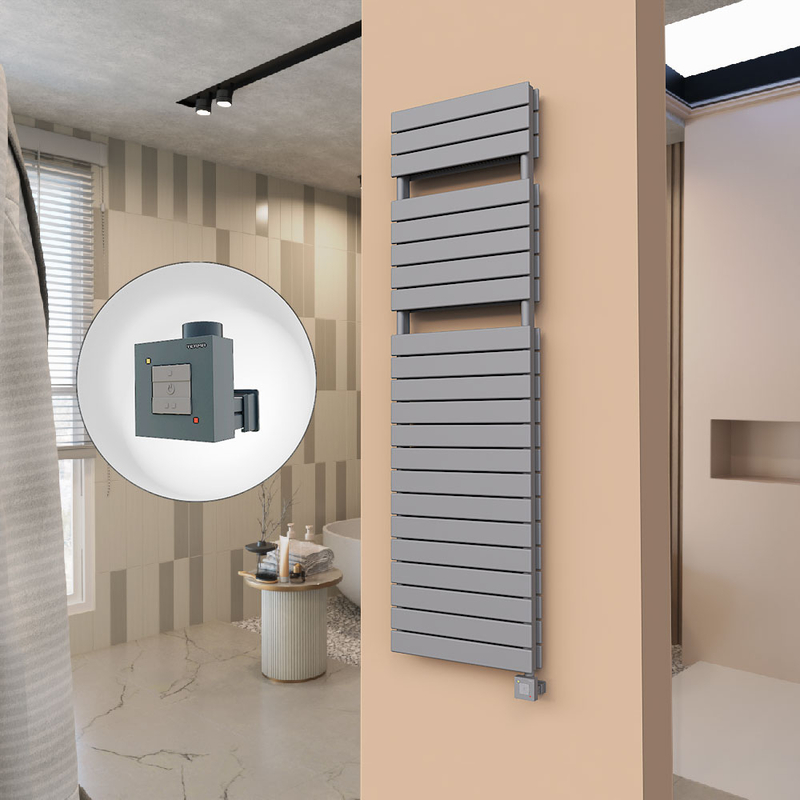 21H Electric Towel Warmer 500x1772 Anthracite Ktx1 1000 W