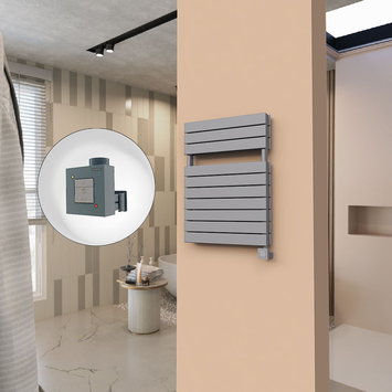  - 21H Electric Towel Warmer 600x810 Anthracite Ktx1 1000 W