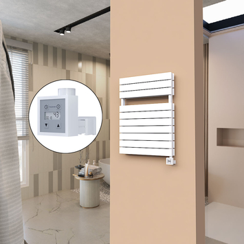  - 21H Sèche Serviettes Electrique 600x810 Blanc Ktx3 1000 W