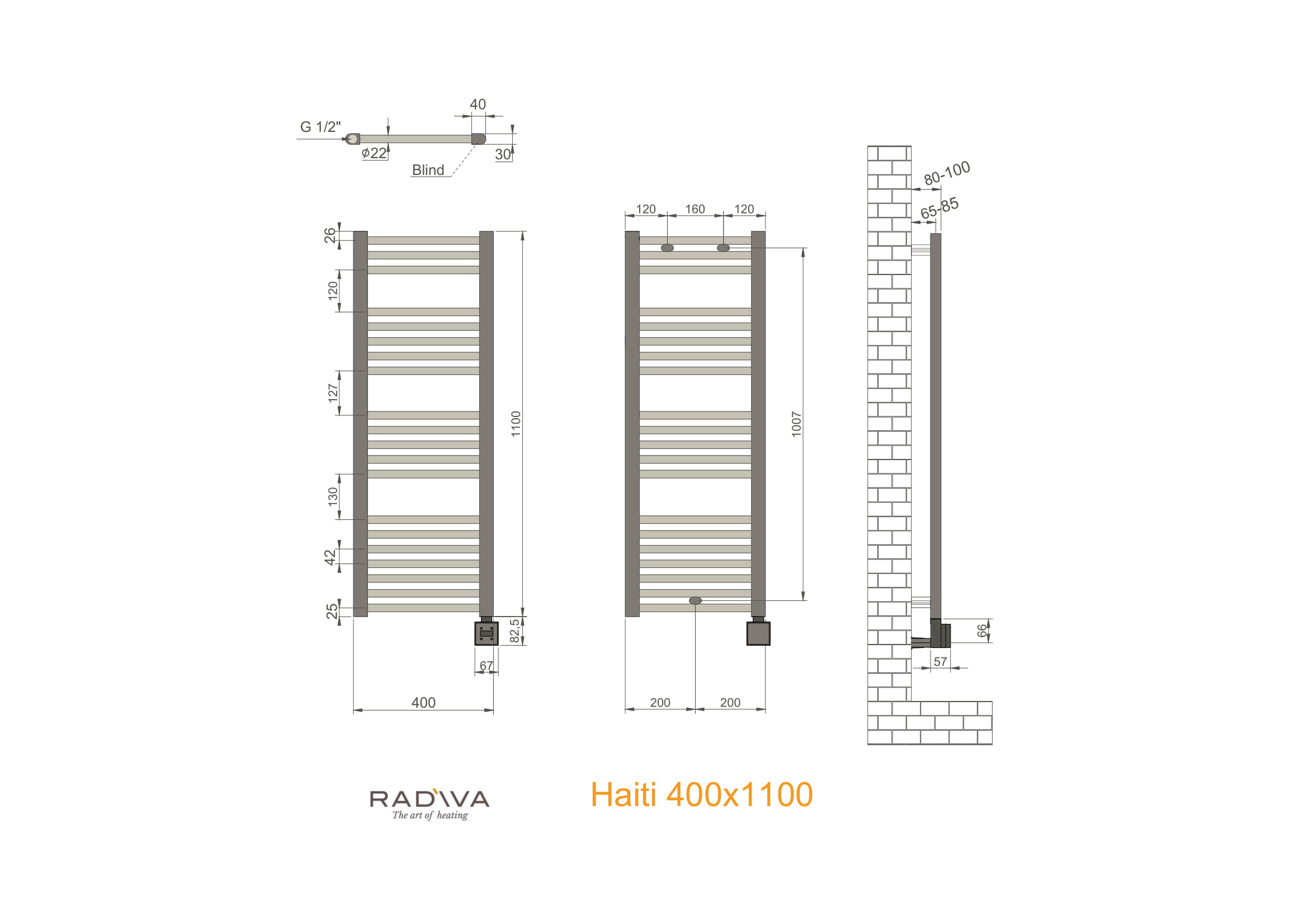 Haiti Elektrikli Havlupan 400X1100 KTX3-Model Teknik Resim