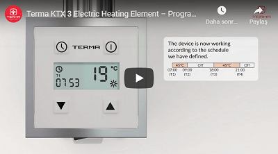 Ktx3 termostat kullanma videosu