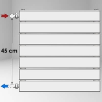 514 Dek Radyator Yan-45cm Giriş Sol