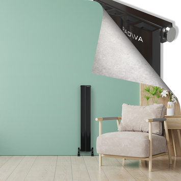  - ADONIS Alüminyum Radyatör 1200x185 Plazma Siyah