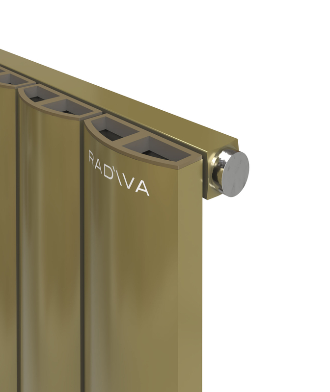ADONIS Aluminium Radiator 1200x280 Plasma Brass