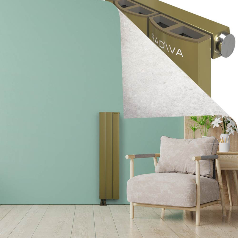 ADONIS Alüminyum Radyatör 1200x280 Plazma Prinç