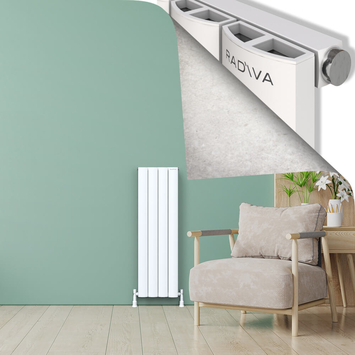 Radiva - ADONIS Alüminyum Radyatör 1200x375 Beyaz