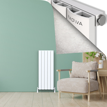Radiva - ADONIS Alüminyum Radyatör 1200x470 Beyaz
