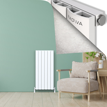 Radiva - ADONIS Alüminyum Radyatör 1200x565 Beyaz