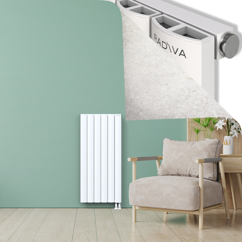 ADONIS Radiateur en Aluminium 1200x565 Blanc