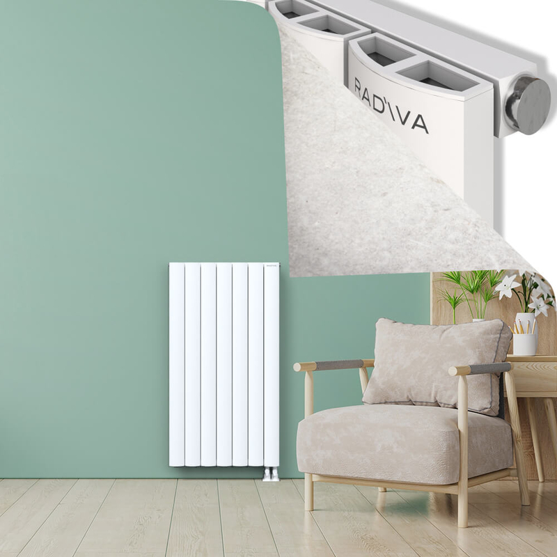 ADONIS Radiateur en Aluminium 1200x660 Blanc