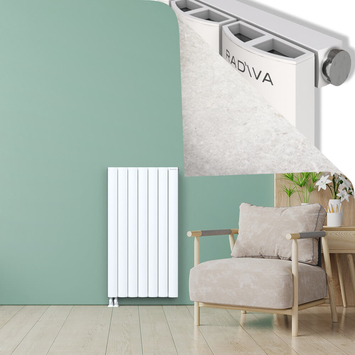 ADONIS Radiateur en Aluminium 1200x660 Blanc - Thumbnail