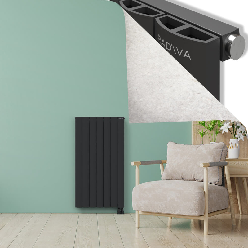 ADONIS Radiateur en Aluminium 1200x660 Anthracite Foncé