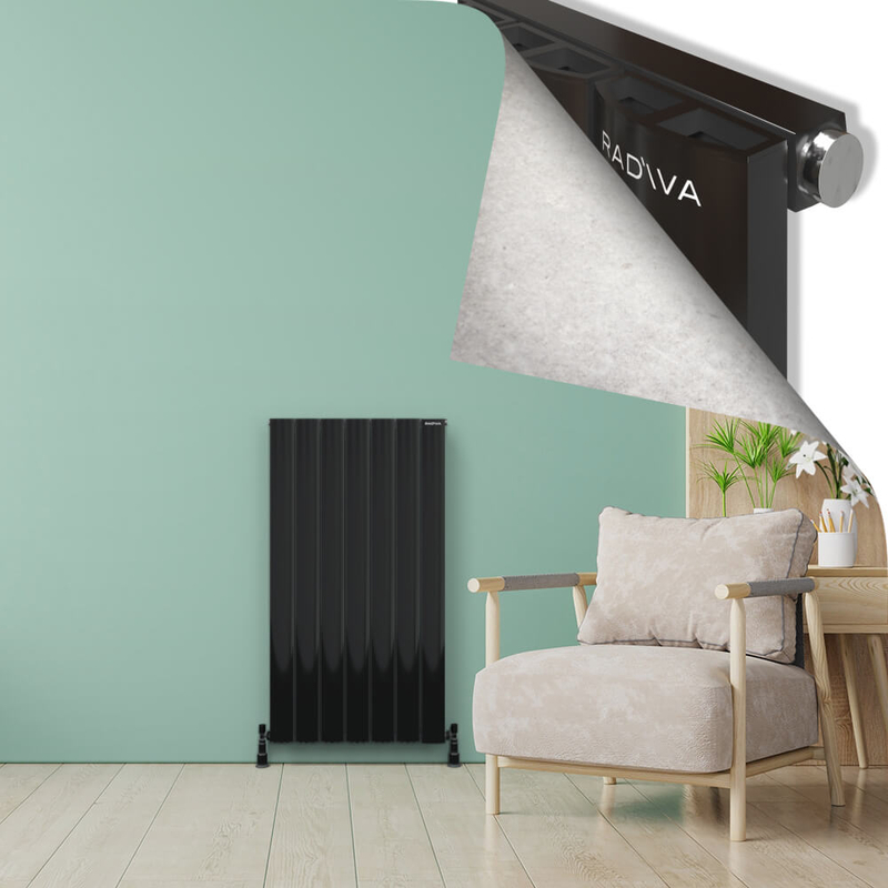 ADONIS Radiateur en Aluminium 1200x660 Plasma Noir