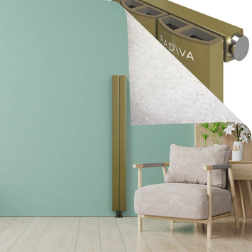 ADONIS Radiateur en Aluminium 1800x185 Plasma Laiton - Thumbnail