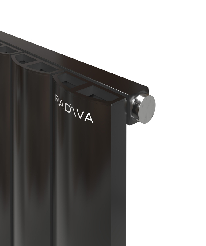 ADONIS Aluminium Radiator 1800x185 Plasma Black