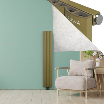 ADONIS Radiateur en Aluminium 1800x280 Plasma Laiton - Thumbnail
