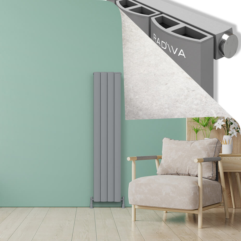 ADONIS Alüminyum Radyatör 1800x375 Gri