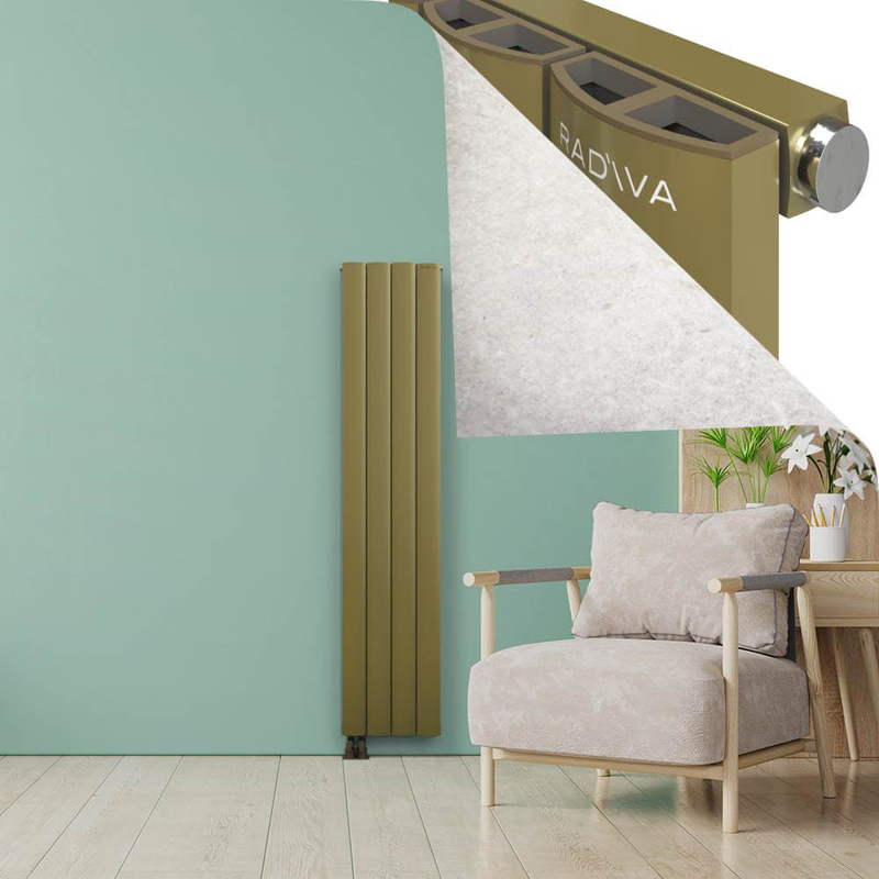 ADONIS Radiateur en Aluminium 1800x375 Plasma Laiton