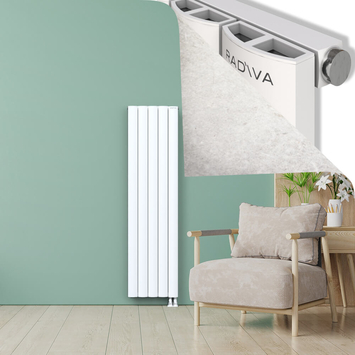 ADONIS Aluminium Radiator 1800x470 White - Thumbnail