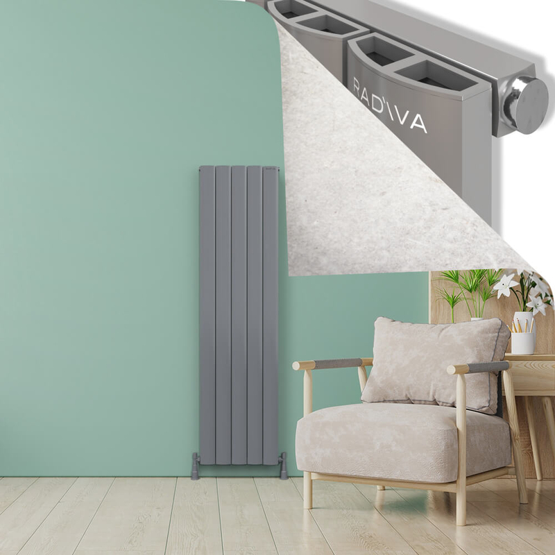 ADONIS Alüminyum Radyatör 1800x470 Plazma Gri