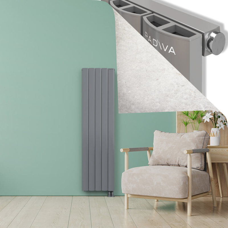 ADONIS Alüminyum Radyatör 1800x470 Plazma Gri