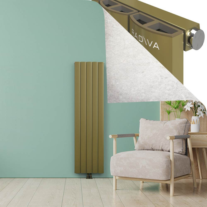ADONIS Radiateur en Aluminium 1800x470 Plasma Laiton