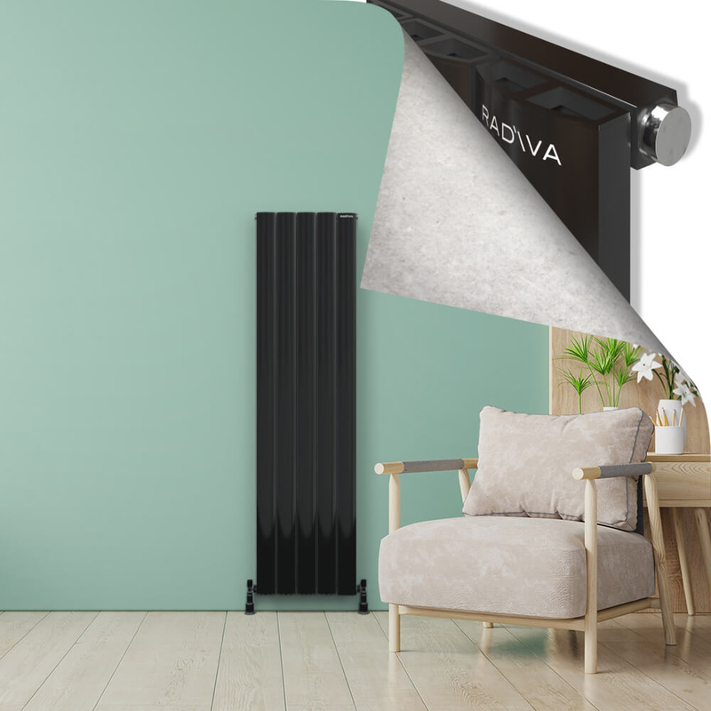 ADONIS Alüminyum Radyatör 1800x470 Plazma Siyah