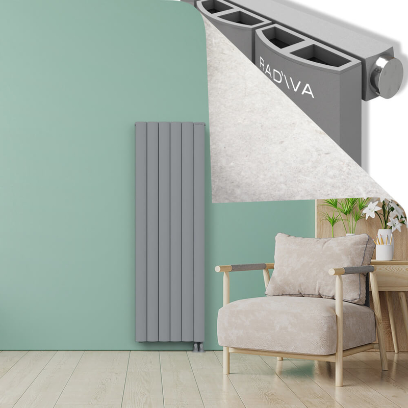 ADONIS Aluminium Radiator 1800x565 Grey