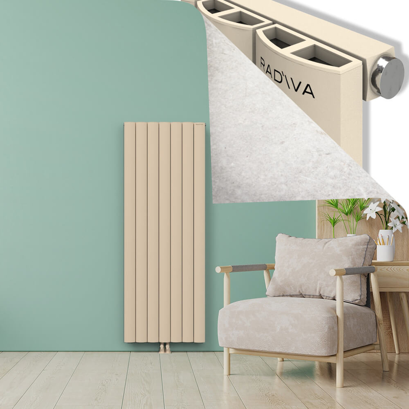 ADONIS Alüminyum Radyatör 1800x660 Kapuçino